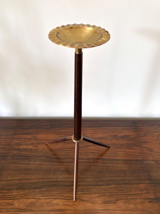 Danish ashtray from the 60s in rosewood and brass – Decorative Objects (photo 2 of 6)