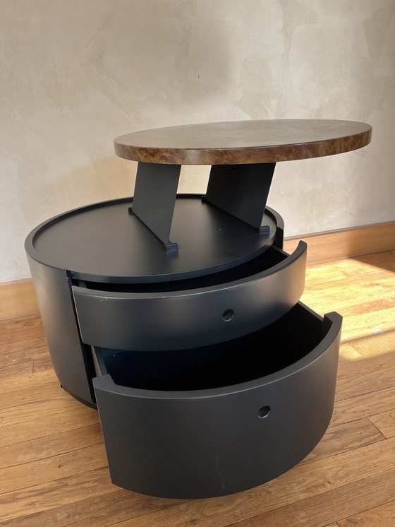 Image 1 of 2x Round Night Table Mobil Girgi