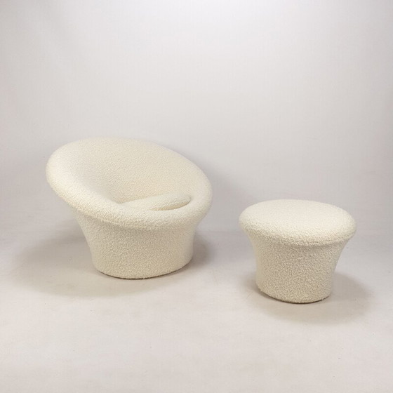 Image 1 of Vintage Mushroom armchair and ottoman by Pierre Paulin for Artifort, 1960s