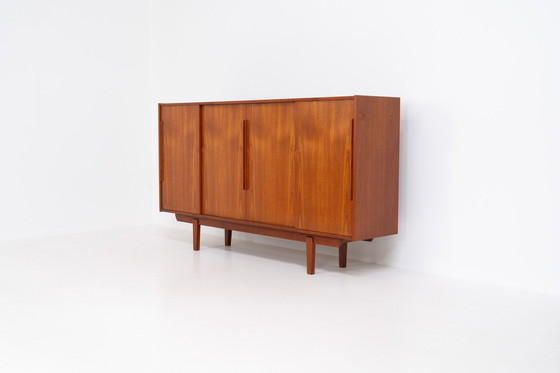 Image 1 of Danish Highboard in Teak, 1960s