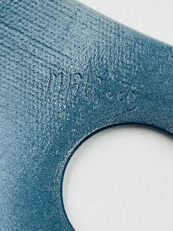 Image 1 of Set di 4 portauova in ceramica blu di design, marca Malice.