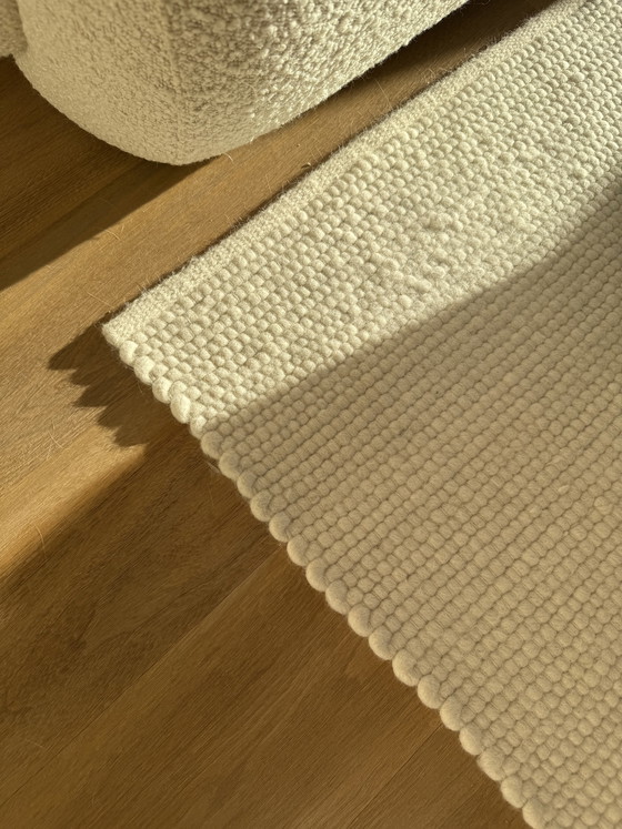 Image 1 of Tapis Classic Collection 100 % laine mérinos blanc 250 x 350 cm