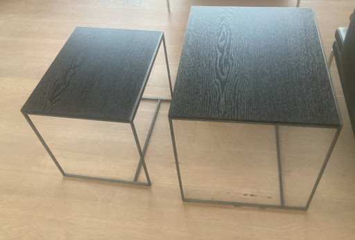 2 Tables d'appoint gigognes Cube Interni Edition