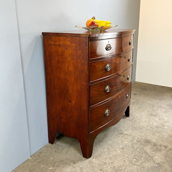 Image 1 of Commode à tiroirs antique, acajou, Angleterre, 19e siècle