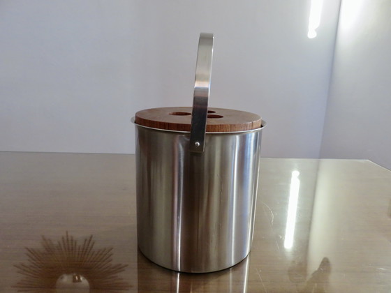 Image 1 of Ice Bucket, Arne Jacobsen, Stelton Denmark 1960s