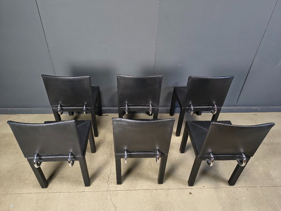 Image 1 of Sedie da pranzo Arcadia di Paolo Piva per B&B Italia set da 6