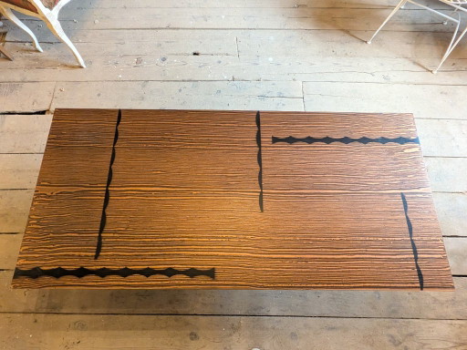 table basse moderniste – salontafels, Metal, Wood