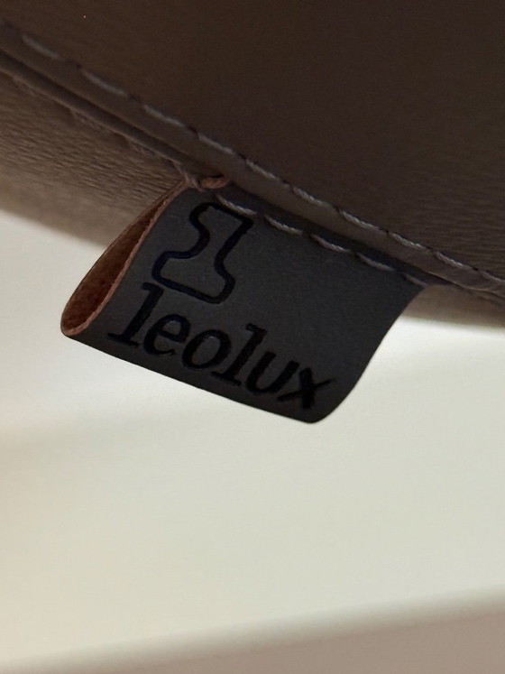 Leolux Caruzzo Plus, seulement 4 mois. Vendu suite à un déménagement. – Fauteuils, Leather, Aluminium (photo 9 of 12)