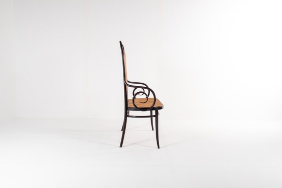 Image 1 of Original Thonet Model 207 Bentwood & Cane Bench, 1980s