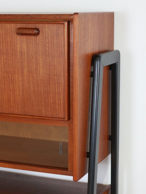 Vintage-Hochregal-Schrank