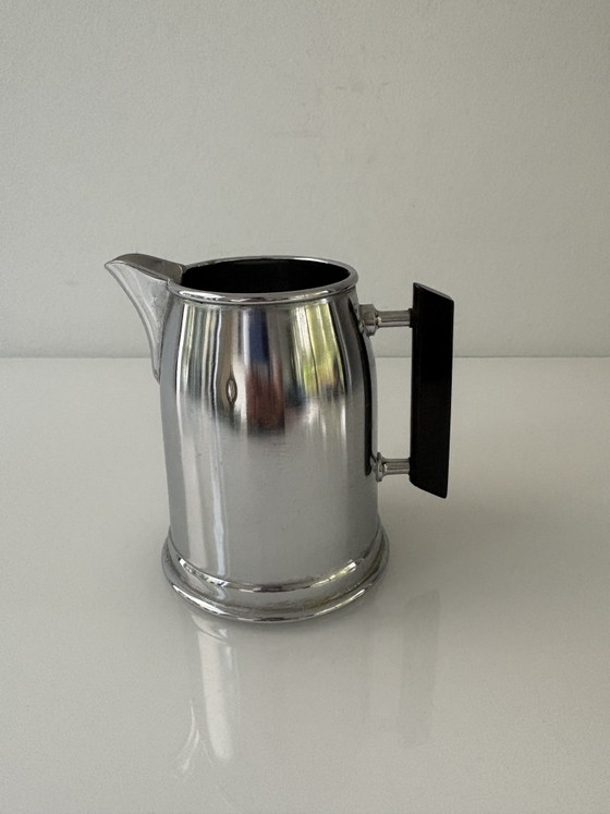 Servizio da Caffè Vintage, Art Déco, Marca Demeyere Della Linea Inaltérable (3 pezzi) – Stoviglie, Metal (photo 10 of 14)