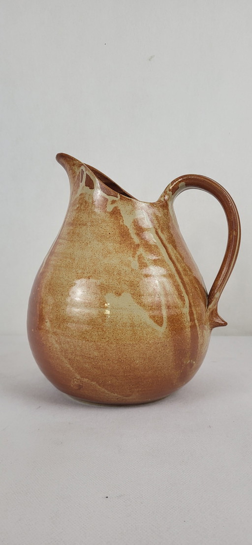 2L pitcher in Puisaye stoneware