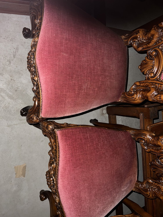 Image 1 of 4 sillas de comedor barrocas italianas