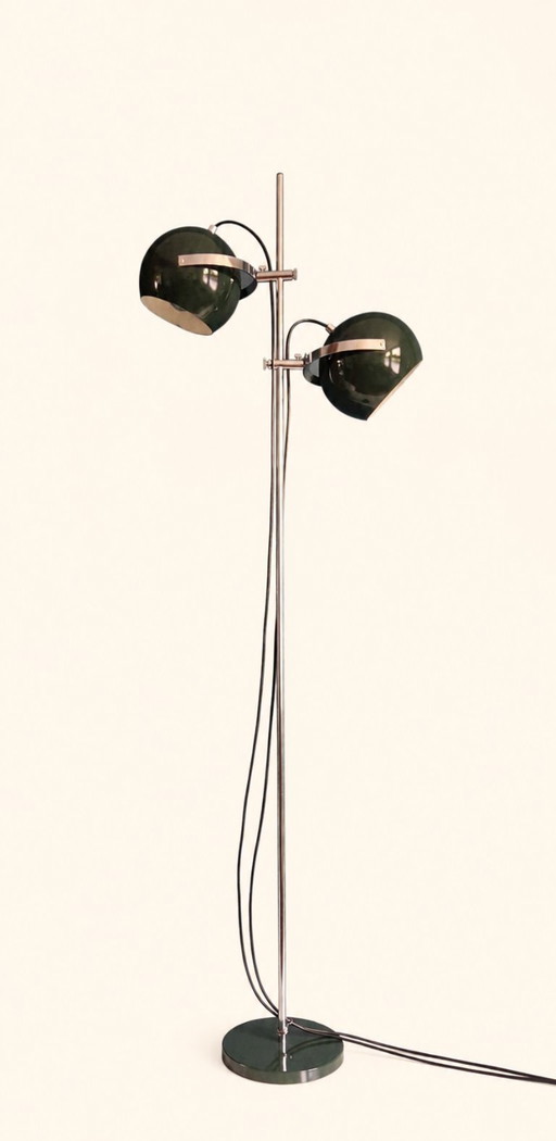 Vintage floor lamp - Gepo - 1970s - Green