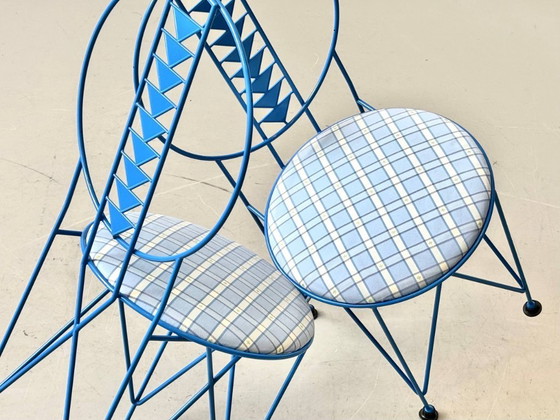 Image 1 of Rare dining set by Frank Lloyd Wright for Cassina, First Edition I Maestri, 1980s