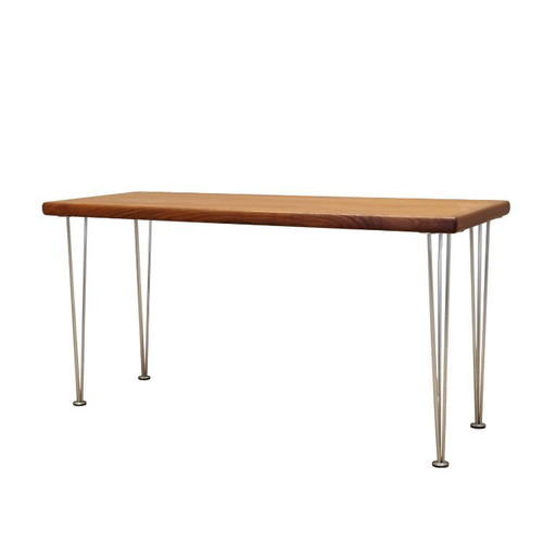 Scrivania in teak, design danese, anni '70, produzione: Danimarca