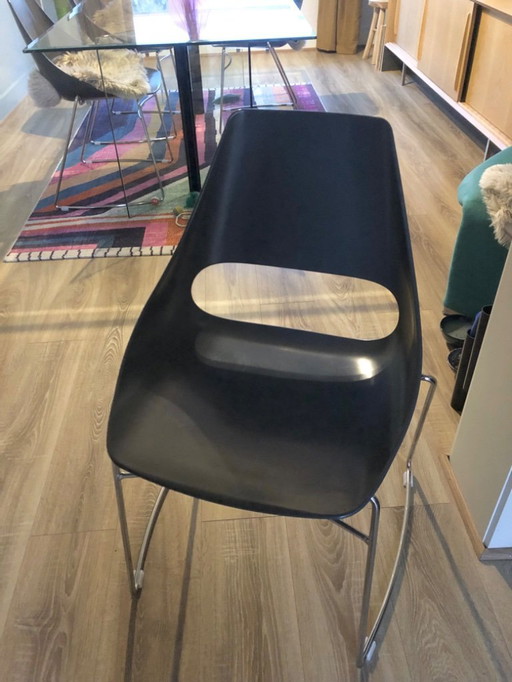 4 chaises design Echo Metalmobil Echo