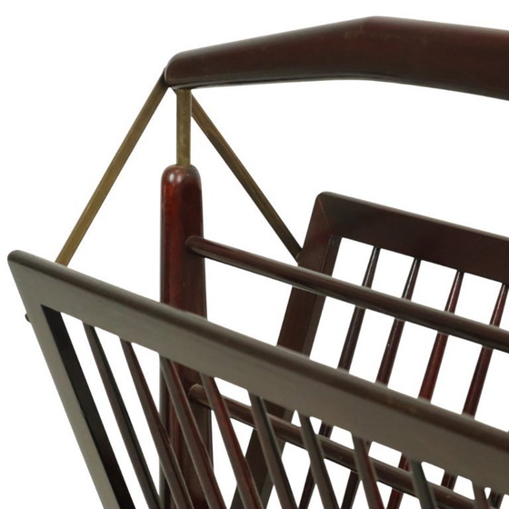 Image 1 of Italian Magazine Rack Magazine Rack Cesare Lacca