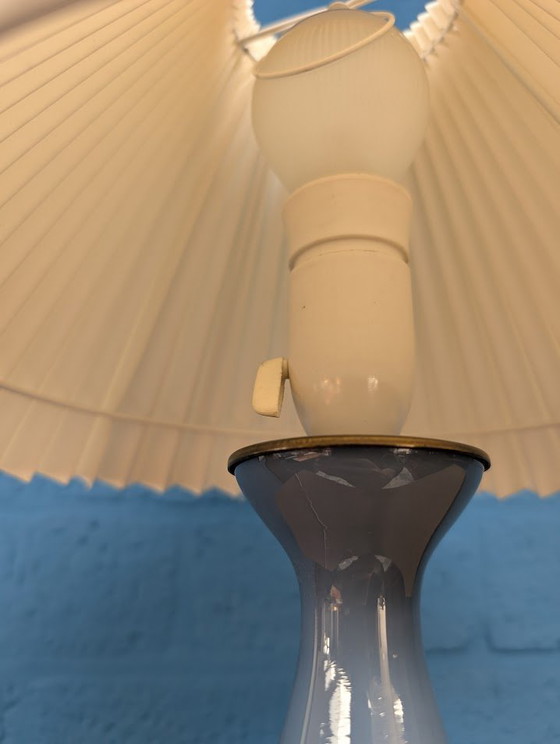 Image 1 of Vintage Ceramic Table Lamp, Danish Design From The Sixties, Holmegaard
