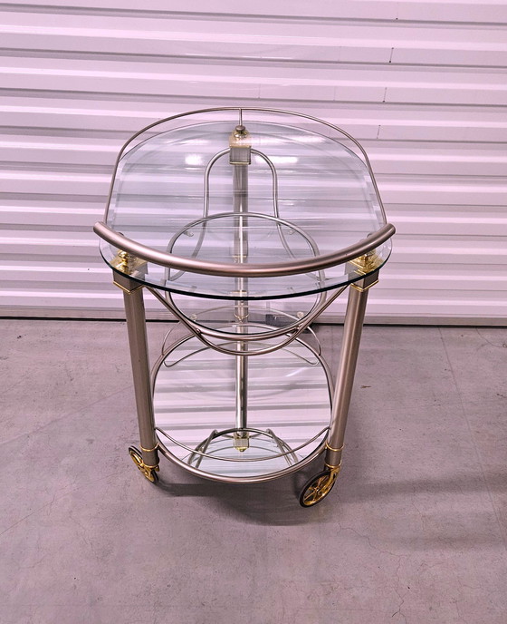 Image 1 of Schöner italienischer Barwagen mit drei Ebenen