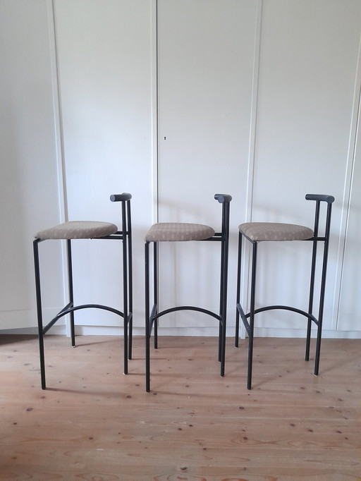 3 x Tokyo bar stool by Rodney Kinsman poyr Bieffeplast
