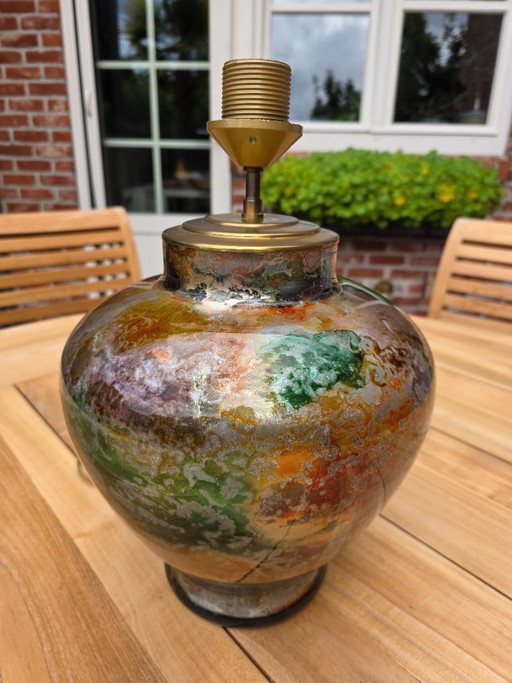 Vintage Lacquer Line Model Sultan Lamp Base