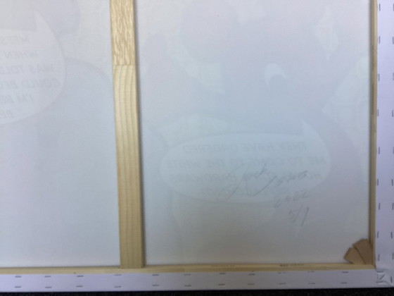 Image 1 of Jack Vissers - Meeska Mooska - offset sobre lienzo - firmado a mano