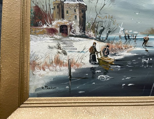 Henk Poeder (1964) - L'hiver en Hollande