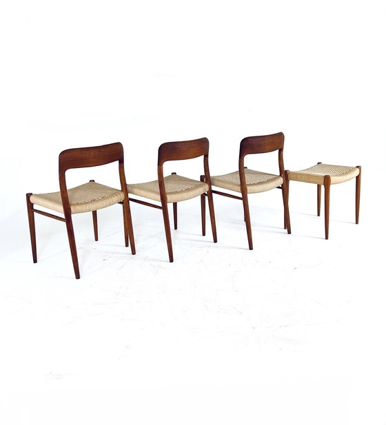 Image 1 of 4x Model No.75, Niels Otto Møller '60