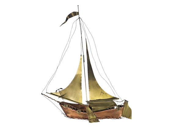 Image 1 of Design belga - Daniël Dhaeseleer - Scultura da parete di metà secolo anni '70 - Vintage