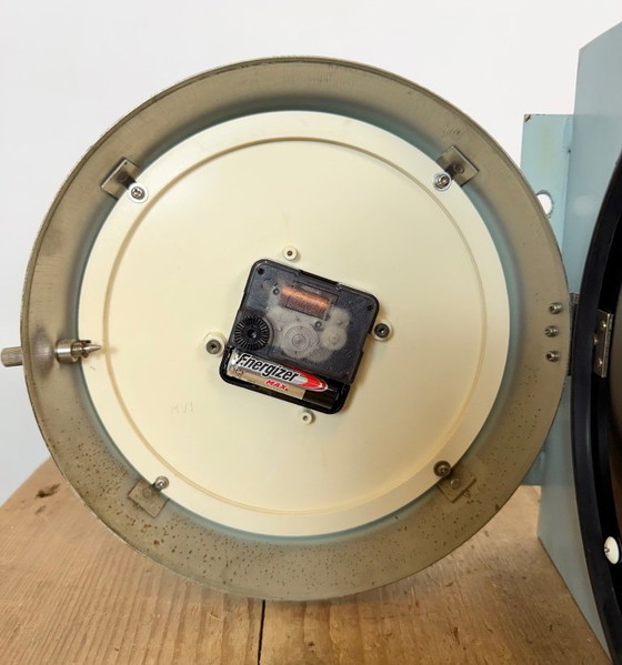 Orologio da parete vintage Seiko blu a doppia faccia con raffigurazioni di navi, anni '80 – Plastic, Glass (photo 19 of 21)