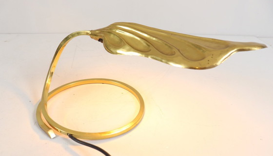 Image 1 of Sculpturale tafellamp/tafellamp van Tommaso Barbi voor Bottega Gadda, Italië, jaren 1970