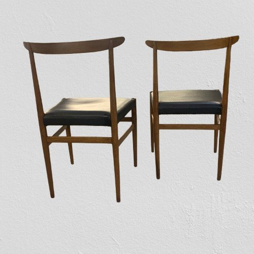Image 1 of 6 Chaises de salle à manger Mid Century
