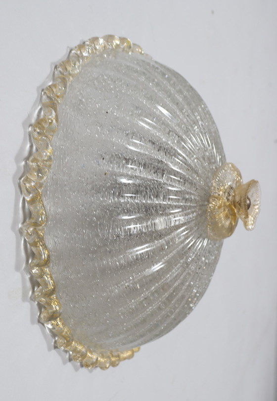 Image 1 of Murano Deckenlampe/Deckenleuchte von Barovier & Toso, Italien, 1970er Jahre