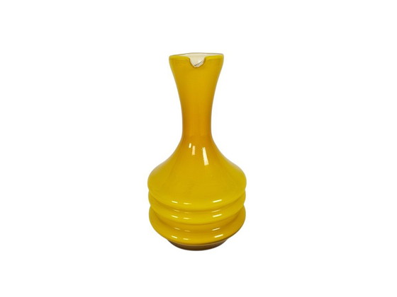 Empoli Glass - AV Hand - Opaline - Soufflé à la bouche - Pichet - Années 70 - – Verres et carafes (photo 7 of 8)