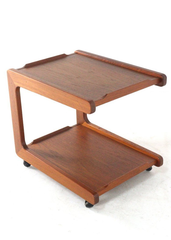 Image 1 of Vintage Danish design teak trolley