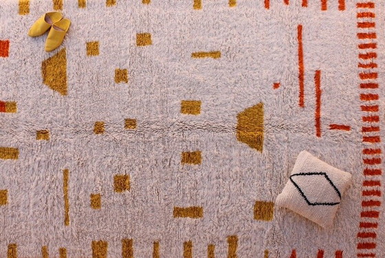Alfombra bereber grande de 300 cm x 400 cm. – Aime Té, Wool (photo 4 of 8)