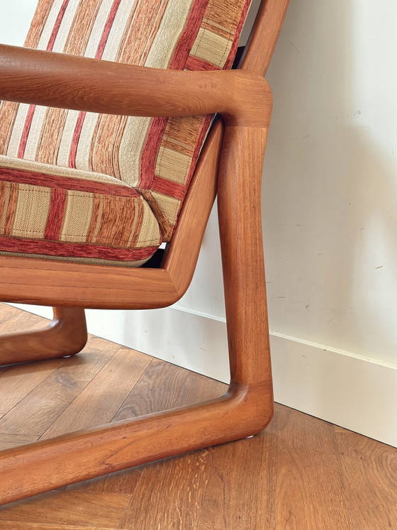 Poltrona vintage di design danese EMC in legno di teak, anni '50/'60/'70 – Poltrone, Wood, Textile (photo 10 of 15)