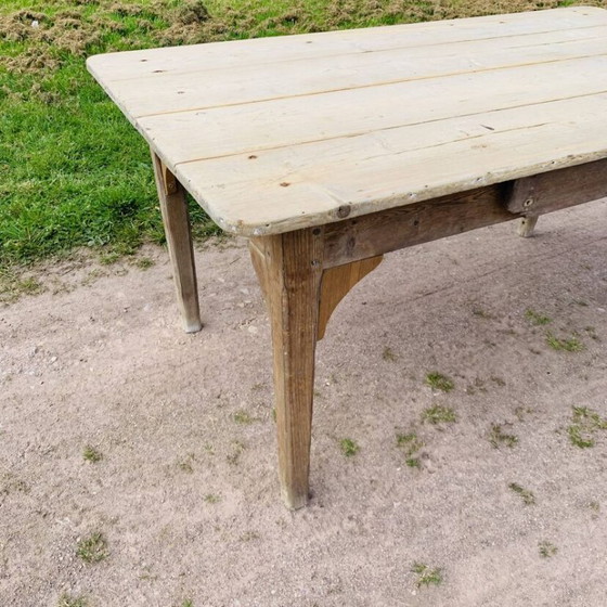 Image 1 of Ancienne Table de Ferme 1m60