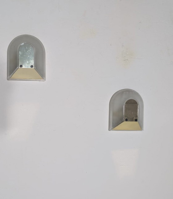 Image 1 of Iconica lampada da parete italiana Tesi di Roberto Fiorato per Prisma, anni '80