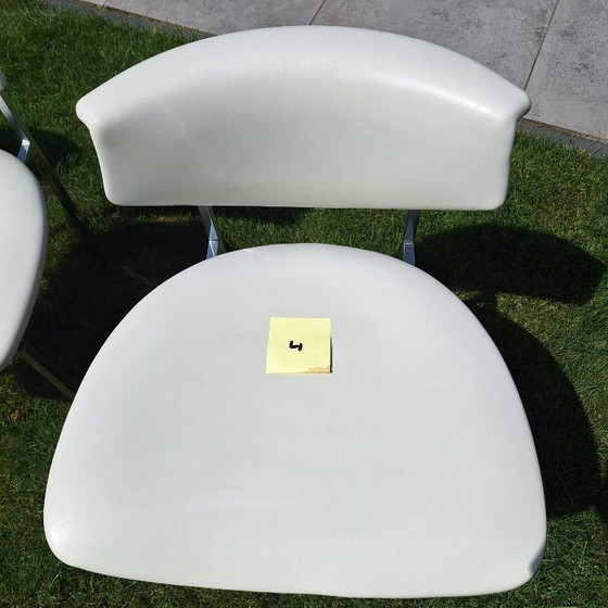 Image 1 of 4 chaises de salle à manger vintage Rudolf Wolf Meander Alpha