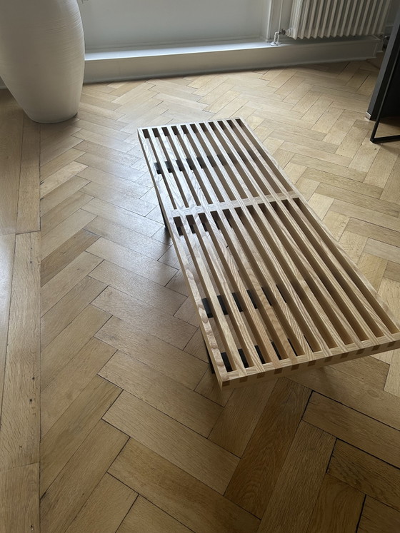 Nelson bank van Vitra - 122 cm – Kuipstoelen, Wood (photo 3 of 5)