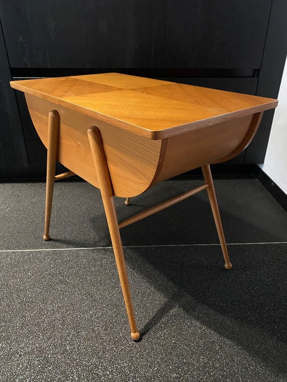 Image 1 of boîte à couture vintage en teck