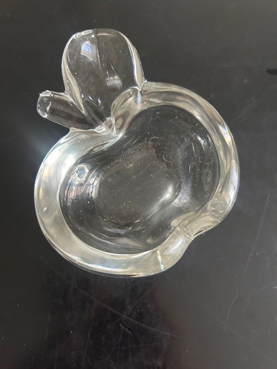 Image 1 of vide poche pomme en cristal 