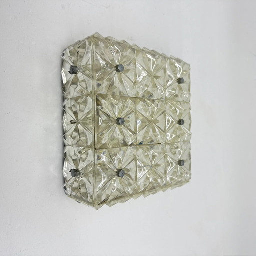 Plafonnier Mid Century en lucite, années 1970