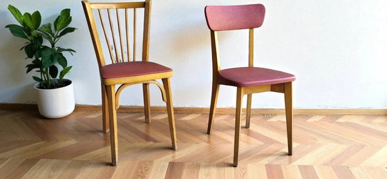 4 sedie vintage & Baumann – Sedie da pranzo, Wood (photo 9 of 12)