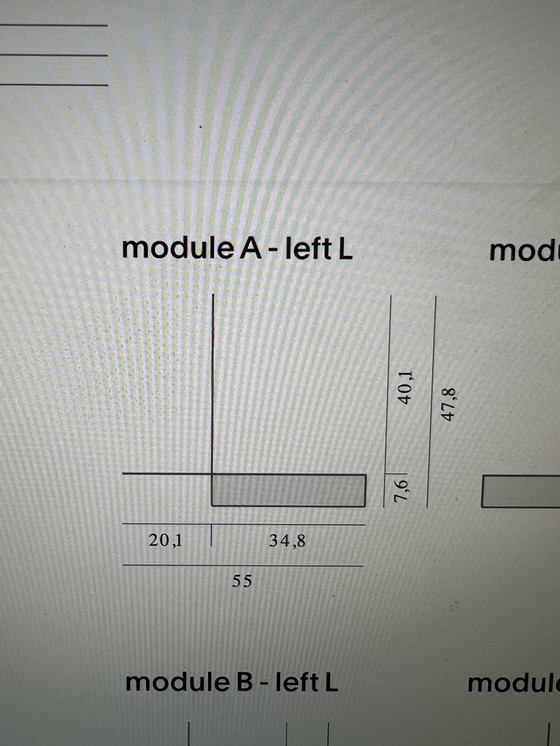 Image 1 of Mdf italia randomissimo jaune 2 pièces