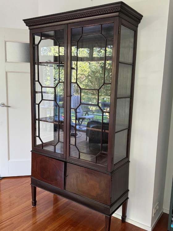 Image 1 of English Display Cabinet, Bookcase, Cuban Mahogany, circa 1850