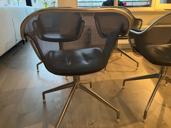 Image 1 of 4 sedie da ufficio/sala da pranzo di B&BItalia modello UI4