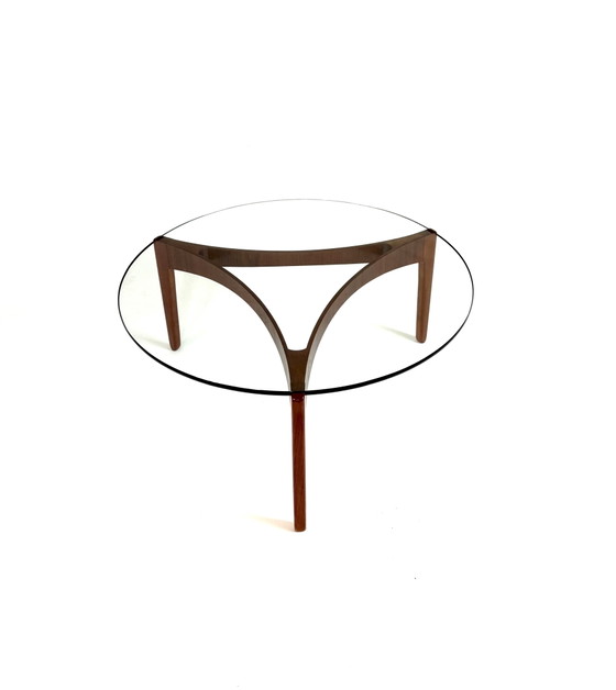 Vintage Coffee Table Model No. 104, Sven Ellekær ‘60 – Glass, Wood (photo 14 of 14)